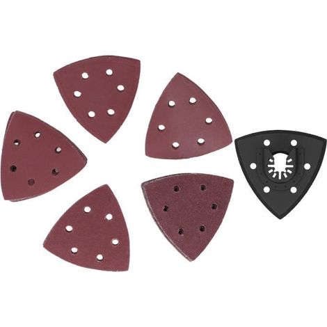 Accessoire abrasif, jeu de 51 unités, 90 mm, pour le ponçage, la finition et l'entretien des surfaces.-AquaForge (1/4)
