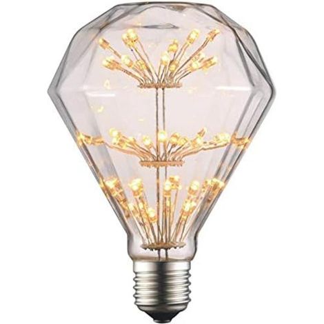 Ampoule LED D95 (3W, E27) – Blanc Chaud 2200K, Filament Vintage, Aspect Starry – Éclairage Décoratif Ambiance (1/5)