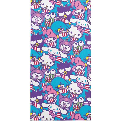 Serviette de Plage en Microfibre, 76,2 x 152,4 cm, Popcorn Party