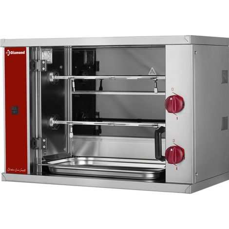 Rôtissoire à poulets vitro- 2 x 3 poulets - Diamond (1/2)