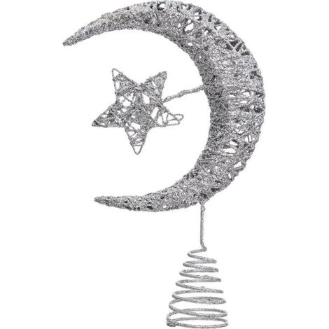 Paris Prix - Cimier Lune randonnée Des Cimes 25cm Argent