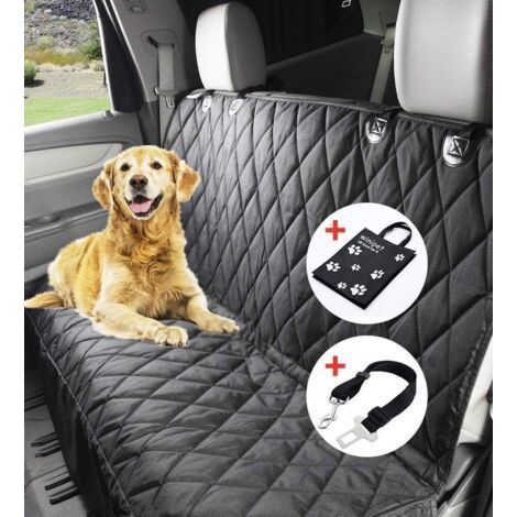 Housse de siège pour Chien Couverture Protection de Banquette Siège imperméable Hamac pour Chien avec et Sac de Transport pour Voiture Nettoyage Facile150 x 144 cm (1/5)