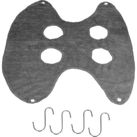 Hundepflege-Hängematte für Hunde, ideal zum Baden, Waschen und Krallenschneiden, Grau