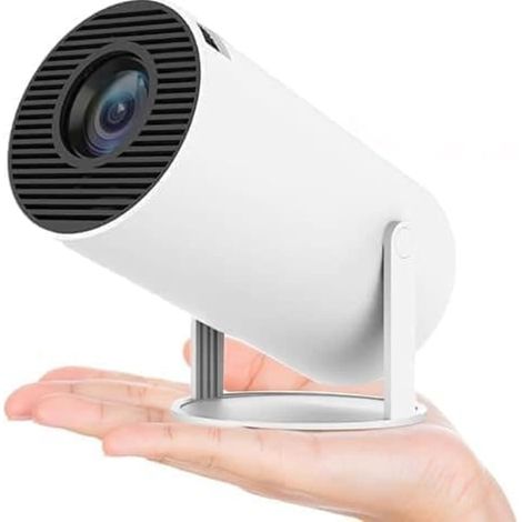 Filiyano – projecteur intelligent HY300 Pro – Mini projecteur intelligent HY300 Pro 4 K - Android 12, Wi-Fi 5 GHz et Bluetooth 5.2, résolution ANSI (1/4)