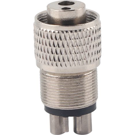 Hochgeschwindigkeits-Dentalhandstückadapter aus Edelstahl, 4-Loch-auf-2-Loch-Konverter, Dentalinstrument. (1/5)