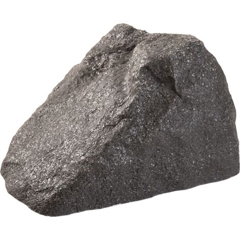 Faux rocher de jardin S-05 plat pour regard 49 cm gris (1/4)