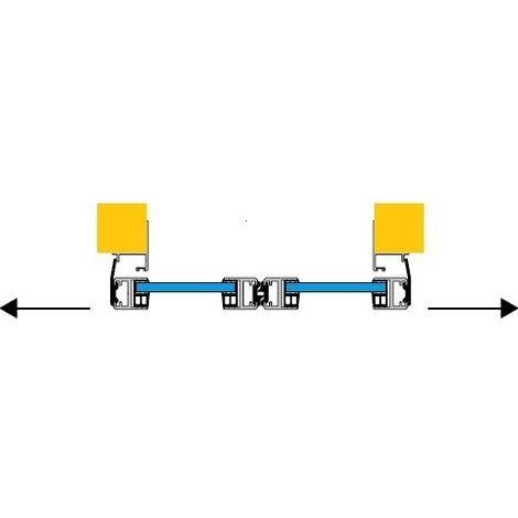 S30 Vantaux 1m+1m L2060-H2490 mm CAME 818XA-0063