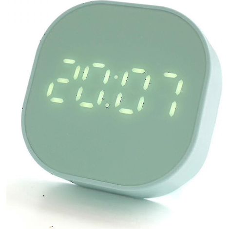 Horloge murale de douche avec affichage de la température et ventouse, écran tactile, minuteur vert pour cuisine et salle de bain (1/3)