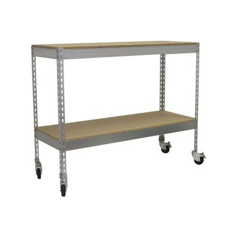 Metallregal Simonrack Mob. 1204-2 2 Ebenen 120 kg