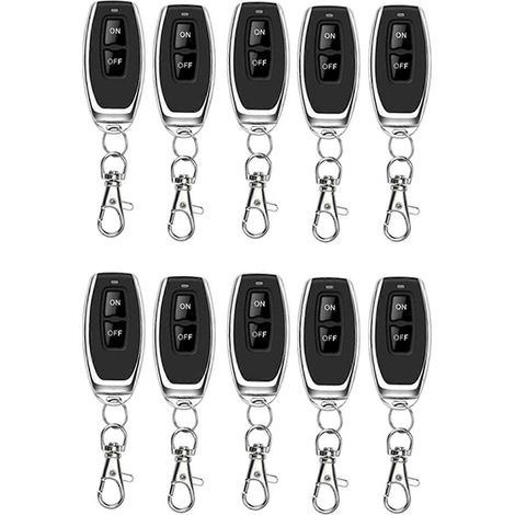 Lot de 20 interrupteurs de télécommande sans fil RF 433 MHz pour relais 220 V 30 A, éclairage, pompe à poussière, moteur, ventilateur et plus encore. (1/4)