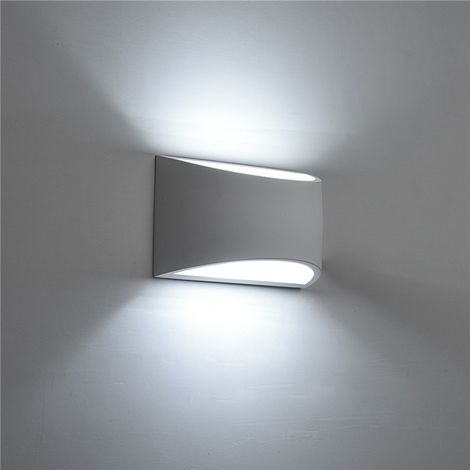 Applique murale intérieure LED double tête lumière créative intérieure et extérieure simple tête applique murale extérieure salon balcon couloir lumière murale (lumière blanche) (1/2)