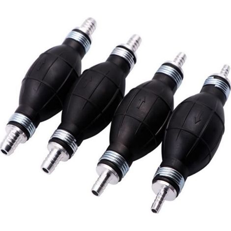 Pompe à Main Inline - Poire D'Amorcage 8 mm - Pour Carburant Essence Diesel Gasoil Huile - Universelle Bateau Voiture Moteur (1/4)