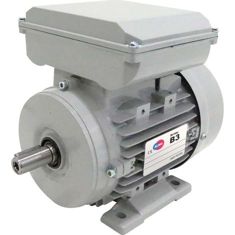 Almo – Moteur électrique 0,37 kW 1500 tr/min 220V monophasé – Bride B3 – Indice de protection IP55 – Bobinage en cuivre (1/5)