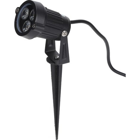 Projecteur LED étanche IP65, blanc chaud, pour jardin, allée et cour, 3 W, 85-265 V (1/5)