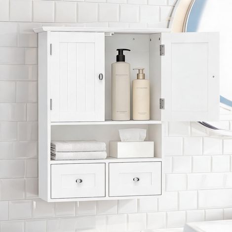 Meuble de salle de bain bianco en MDF 50,8 x 17,8 x 66 cm (1/5)