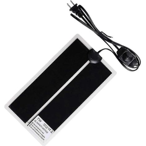 Tapis chauffant pour reptiles 25-26, tapis chauffant pour terrarium Atian avec régulateur de température 7 W (1/4)