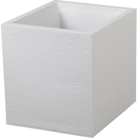 Plastiktopf Quadratisch Weiß Graphit 31 x 39 x 43 (1/5)