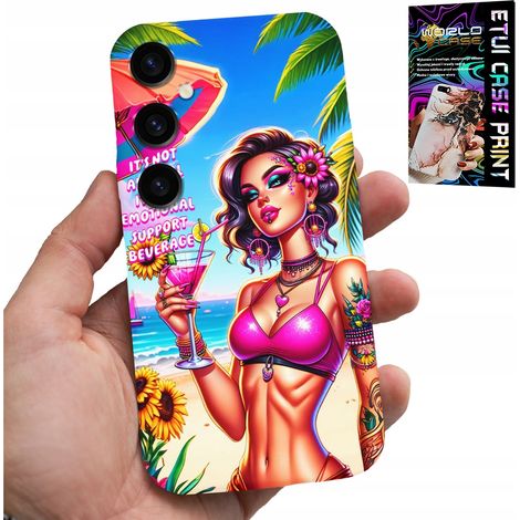 Custodia per Samsung Galaxy M55 5G - NON È ALCOL, È LA MIA custodia emotiva (1/5)