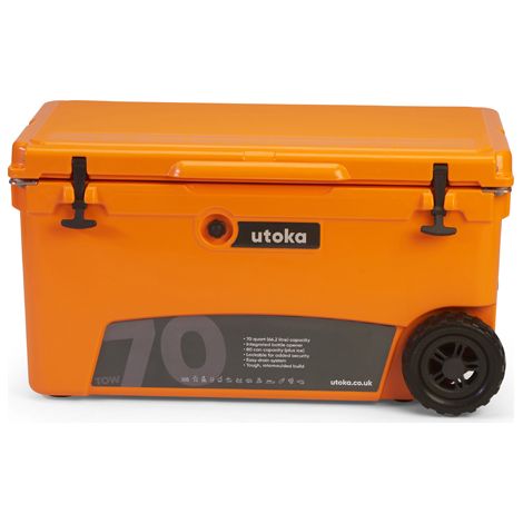 Utoka Tow 70 Hard Cooler Cool Box - Rotomoulded LLDPE & Polyurethane ...
