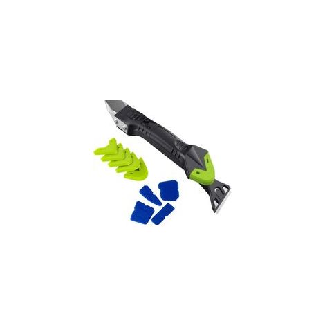 Kit d'outils 5 en 1 pour joints en silicone – Outil de retrait et de lissage du mastic silicone, outil de finition pour joints – Outil pour joints de salle de bain, cuisine, baignoire, fenêtres et évi