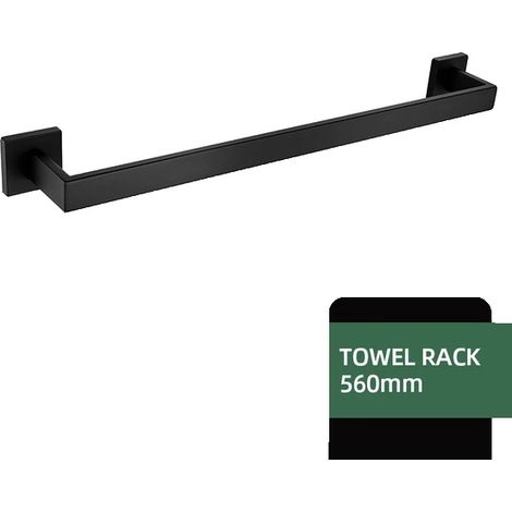 Ensemble de quincaillerie de salle de bain, monté au mur, en acier inoxydable, support de tour 56 (1/2)