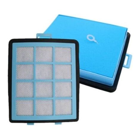 Pack of 2 HEPA filters for Philips vacuum cleaners FC8760 FC8764 FC8766 FC8761 FC8767 FC8768 FC8769 FC9720 (1/3)