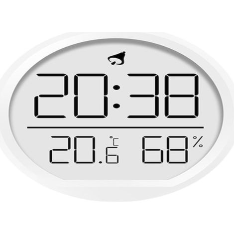 Elektronische Innenuhr für Temperatur und Luftfeuchtigkeit, Digitaluhr für die Küche, Wandthermometer.