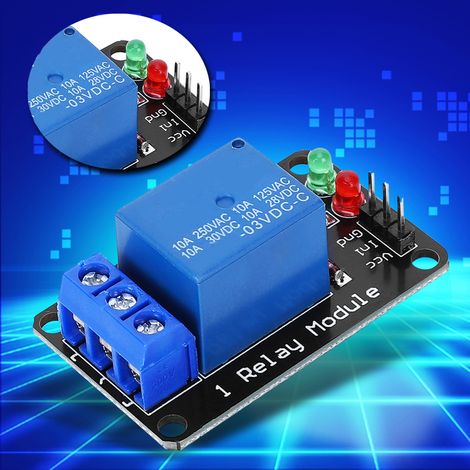 1 Relaismodul, elektronisches Steuerungszubehör ohne Optokoppler, Tafel, 3,3 V (1/5)