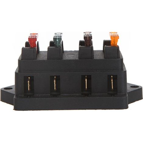 Boîtier de bloc de lames universel pour voiture, camion et véhicule, 4 voies, taille moyenne (1/5)
