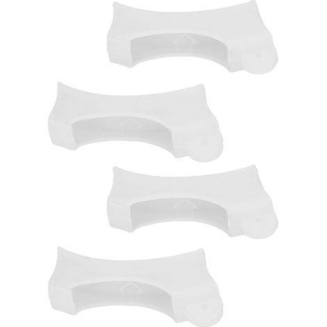 Lot de 4 protections pour appareils auditifs en silicone, anti-poussière et anti-perte, pour enfants et personnes âgées. (1/5)