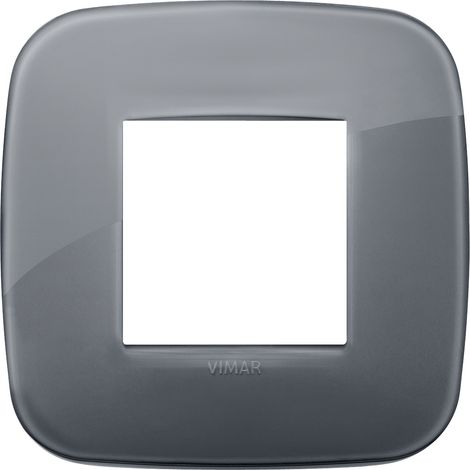 VIMAR - 19672.61 Placa redonda 2M Reflex gris humo