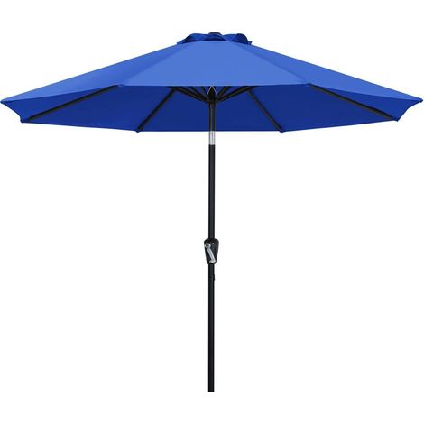 Sonnenschirm Gartenschirm Marktschirm Bespannung Blau Königsblau 270cm (1/5)