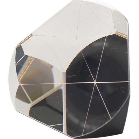 Eckwürfelprisma, hochpräzise, silberbeschichtetes K9-Optikglas, Totalstationsprismalinse