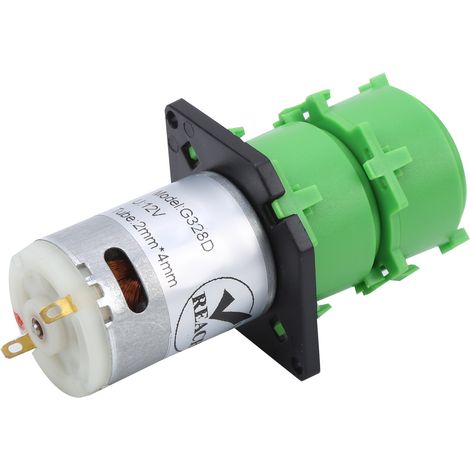 Peristaltikpumpe mit zwei Pumpenköpfen zur Flüssigkeitsdosierung in Aquarien, inklusive 2x4 mm Silikonschlauch, 12 V Gleichstrom (1/5)