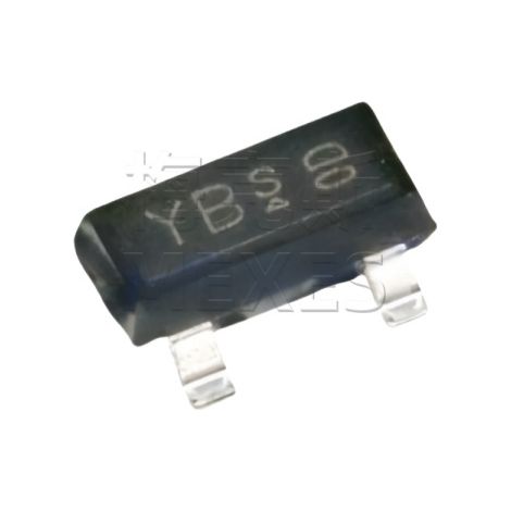 BSS84PH6327 YBs SOT-23 60V 170mA Screen-Printed P-Channel MOSFET Electronic Component, 5 Units.