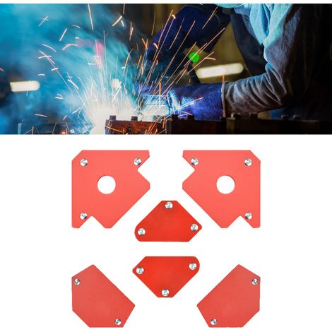 Magnetischer Schweißpositionierer, klein, mittel, groß, starker Magnet, multifunktionaler Schweißmagnethalter, 6-teilig (1/5)