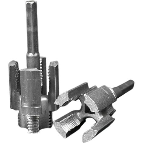 Outil de filetage pour tuyaux 1/2'' 3/4'' intérieur/extérieur, outil de refiletage pour accessoires de plomberie, (1/4)