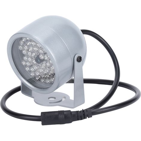 Éclairage infrarouge de vision nocturne IP5 étanche à la pluie, 48 LED IR, pour caméras de surveillance de parkings (1/5)