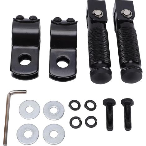 Repose-pieds Pliables Universels CNC Antidérapants à 90 Degrés pour Voiture électrique UTV et Go Kart, Diamètre 22-35 Mm avec Commandes Reculées (1/5)