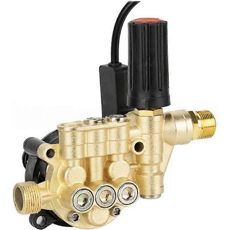 Pièces de tête de pompe pour lave-auto domestique, tête de pompe à eau haute pression, ensemble de pompe haute pression (1/5)