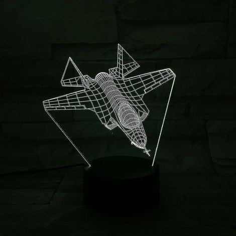 Lampe de table LED multicolore USB de la série Space Fighter (1/2)