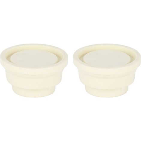 [Accessoires pour Escalier de Piscine] Plug Sécurité - Bouchon d'Escalier en Caoutchouc, Lot de 2 (6x3.9x3.3cm) (1/4)