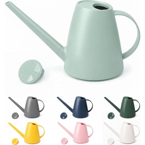 Arrosoir pour Plantes d'Intérieur à Long Bec 1,8L pour Jardin Intérieur/Extérieur Petit Arrosoir Maison Fleurs e Bleu Marine (1/5)