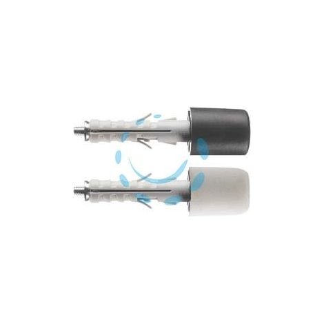 TASSELLO IN NYLON PARACOLPI PA 6 ENP/FP - ø mm.9x40 bianco