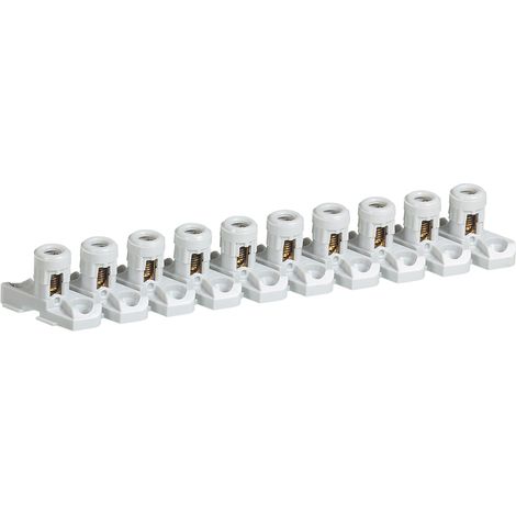 Legrand - Borne de raccordement Pour coffrets de dérivation - 2x6 mm² - 10 bornes