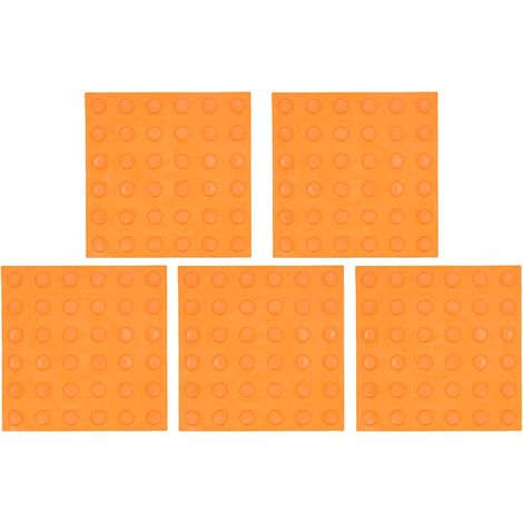 5 panneaux de signalisation en caoutchouc antidérapants pour routes, a (1/5)