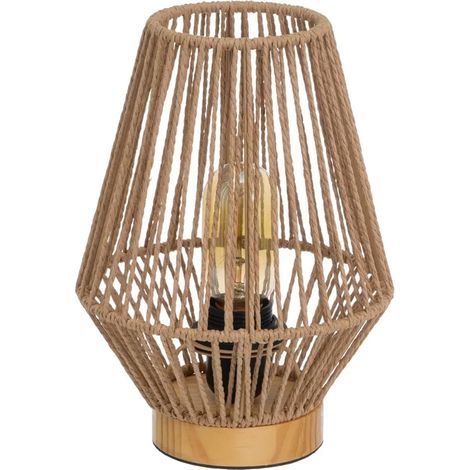 Lampe en fibre de papier tressée 26 cm (1/4)