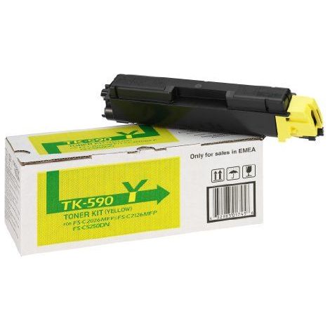 Toner Originalzubehör TK-590Y ca. 5.000 Seiten gelb (1/5)