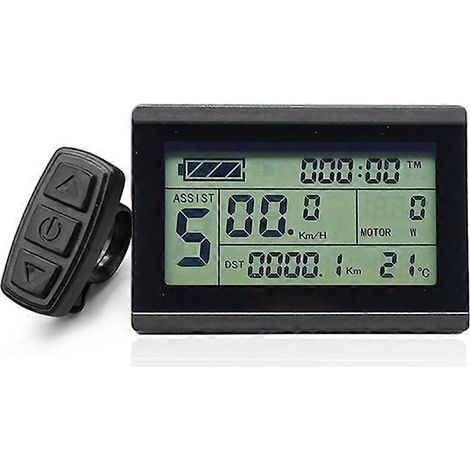 Écran LCD3 pour vélo électrique KT, compatible avec les contrôleurs intelligents KT 24V, 36V et 48V. Panneau étanche.
