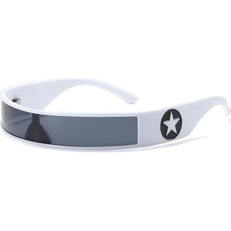 Lunettes de soleil unisexes, style sport, tendance, rave, conduite, monture cyclope étroite, protection UV400